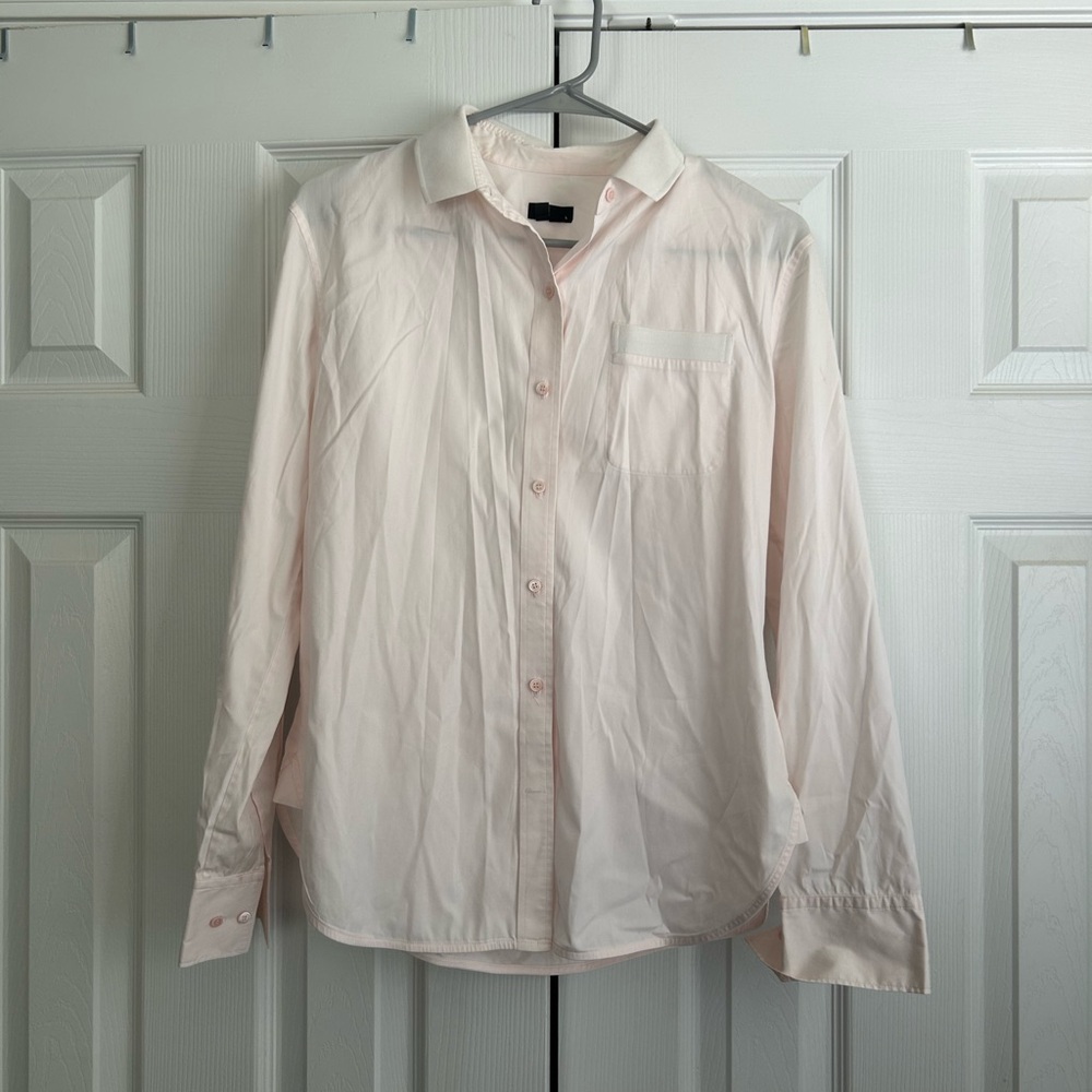 Theory women’s Light Pink Button Down Shirt